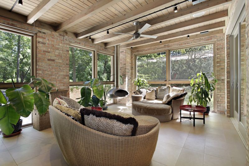 Elegant Interior of Sunroom